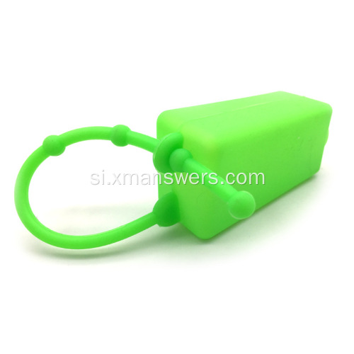 සිලිකොන් අත් සනීපාරක්ෂක Keychain Bottle Cover Case Holder